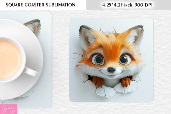 3d Funny Animal Square Coaster: A Fresh Take on Playful Design