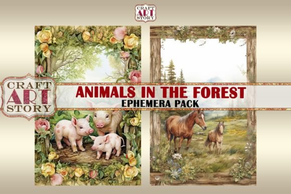 Animal in the Forest Ephemera Pack: A Designer's Guide