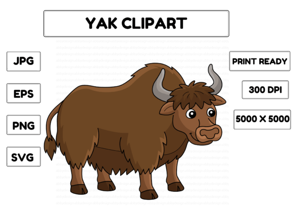 Bring a Playful Spirit to Projects with a Unique Yak Illustration