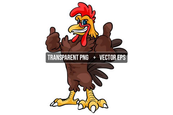 Brown Rooster Chicken Animal Mascot: A Designer's Guide