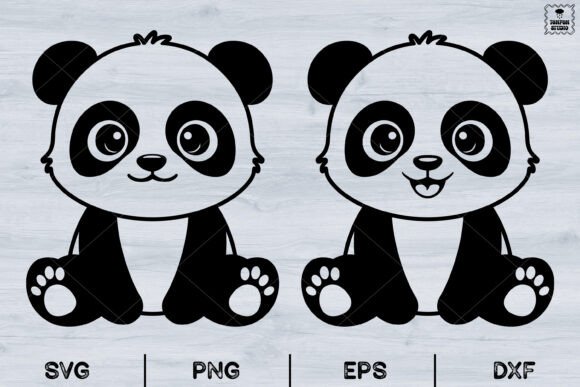 Cute Baby Panda Svg: Adorable Animal Graphics for Crafters