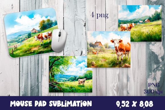 Farm Cow Sublimation: A Fresh Take on Rustic Design