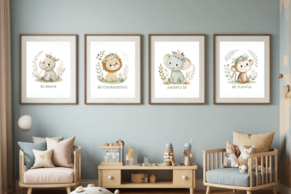 Safari Animal Nursery Decor Set: A Creative Toolkit