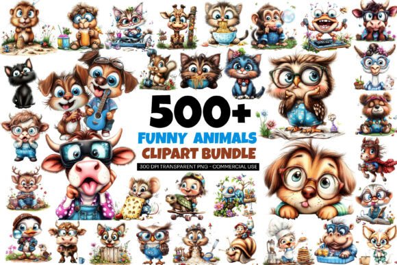 Unleash Your Creativity with 588 Funny Animal Clipart